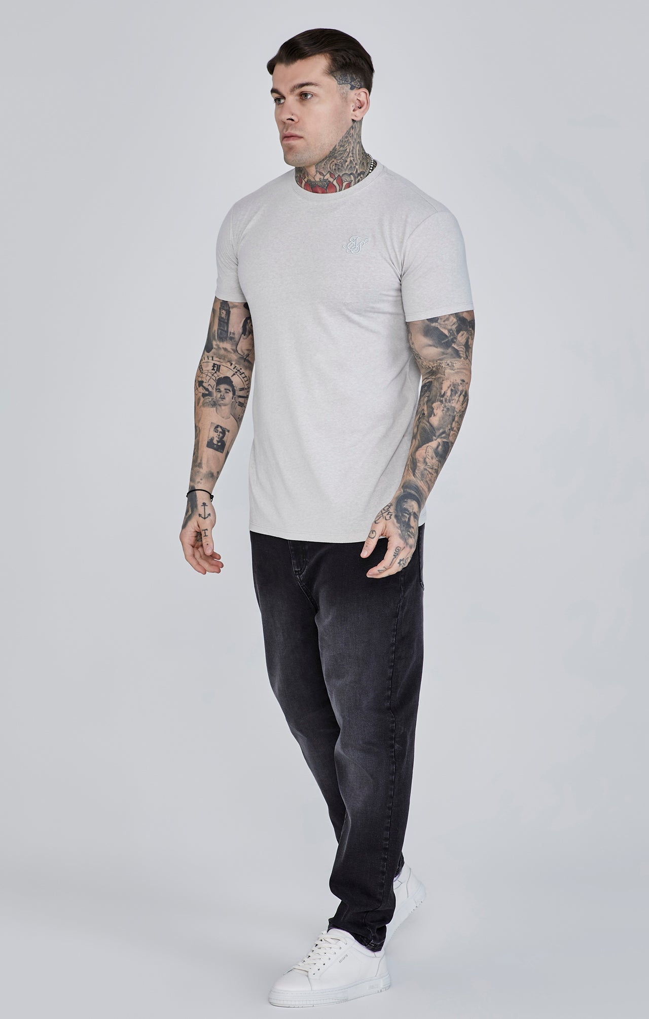 Grey Marl Marl T-Shirt (3)