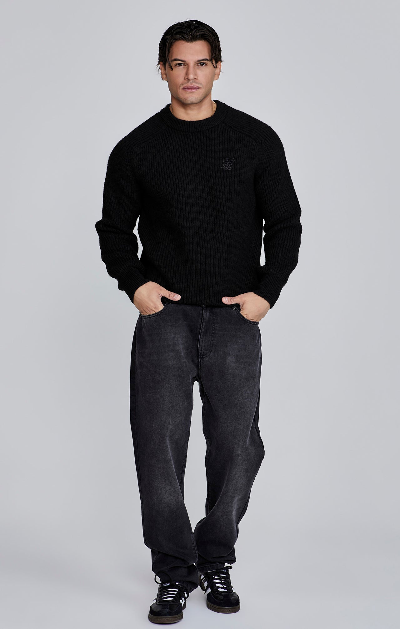 Black Knitted Sweater (1)