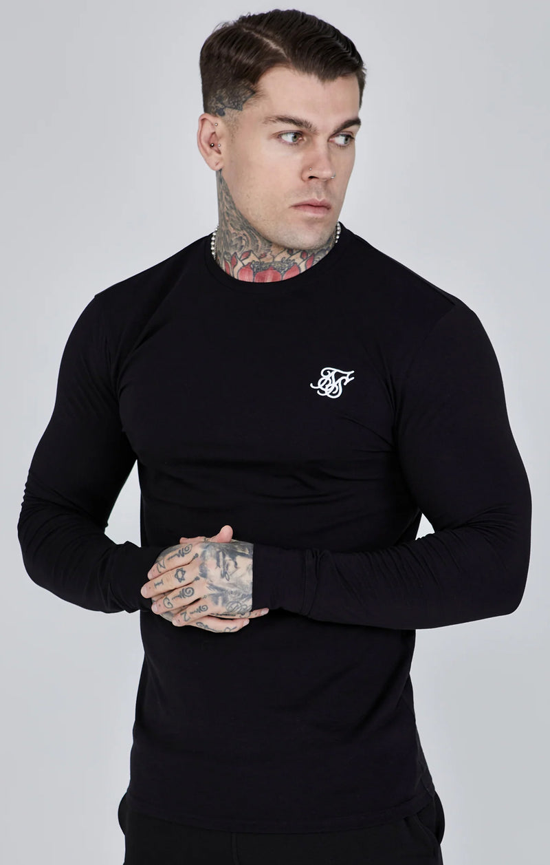 Black Essentials Long Sleeve T-Shirt