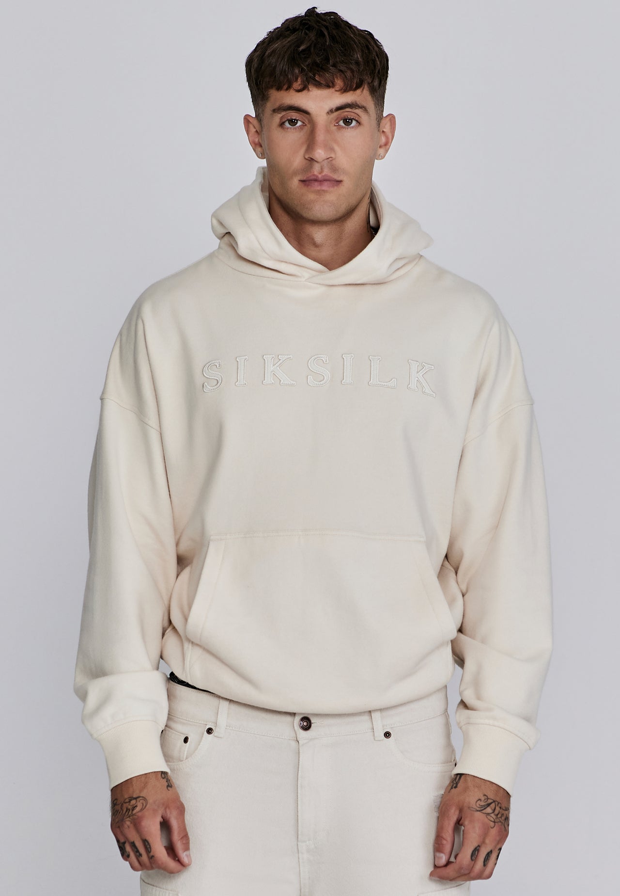 Ecru Applique Hoodie (1)
