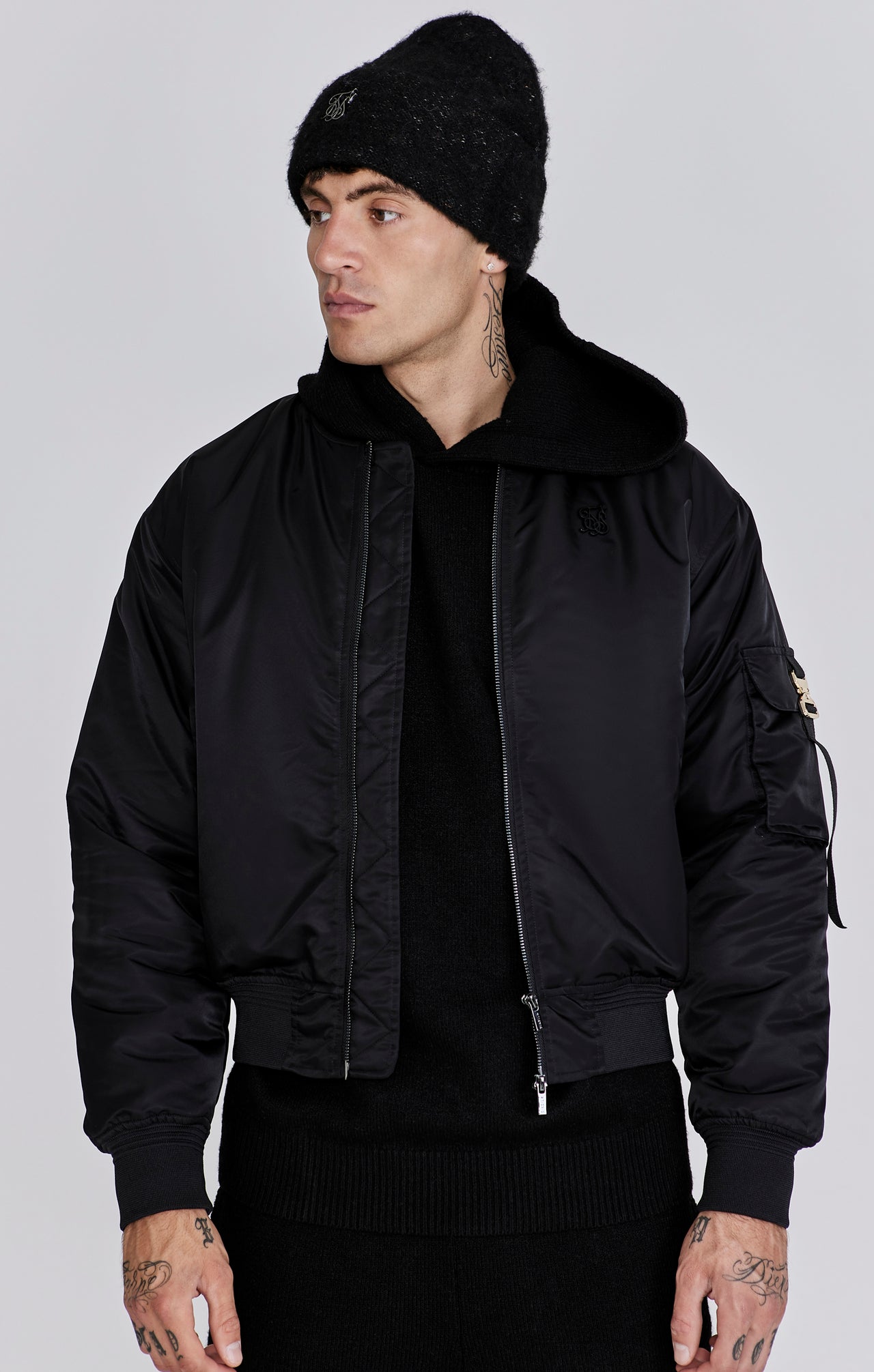 Black Bomber Jacket