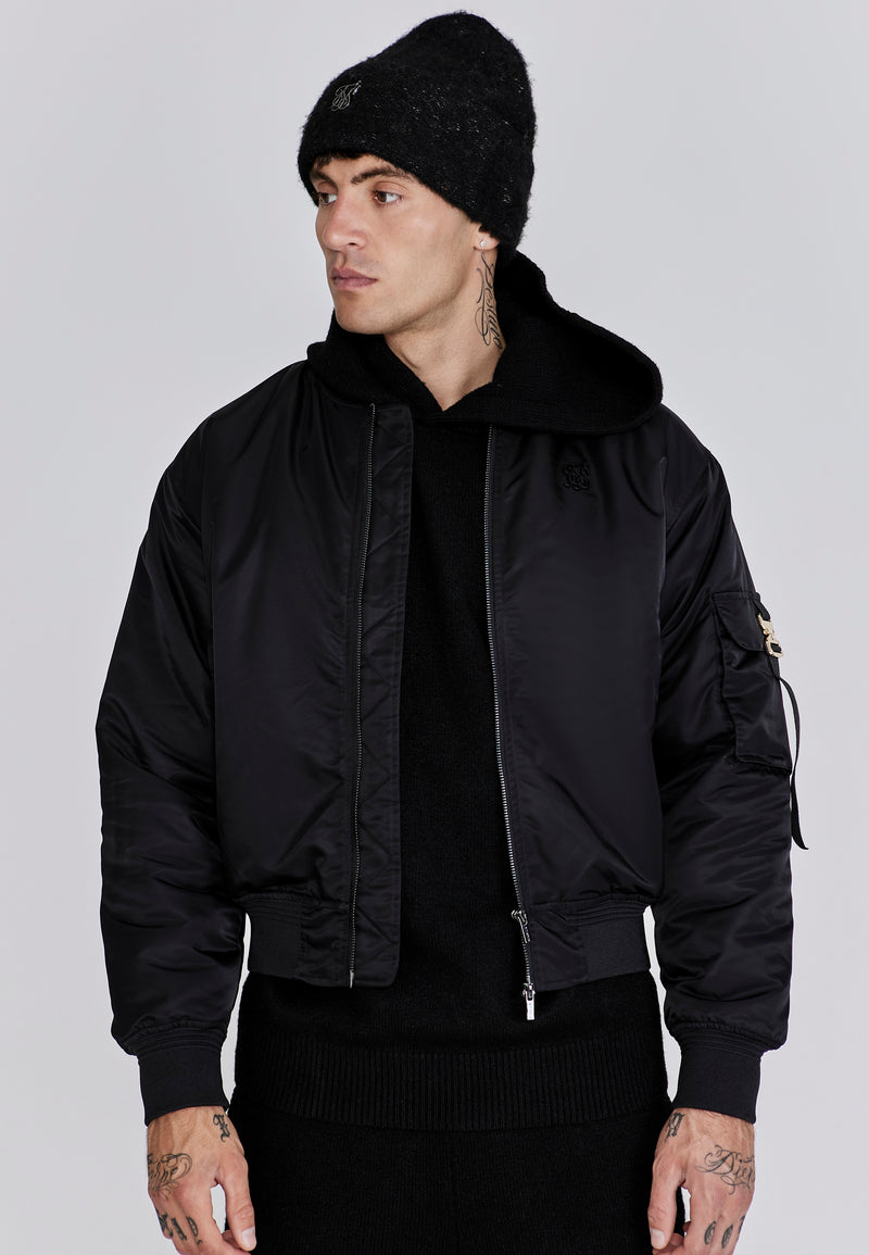 Black Bomber Jacket