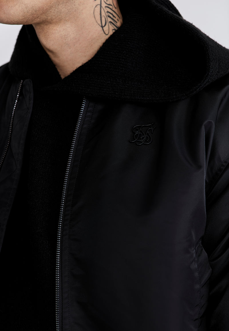 Black Bomber Jacket (1)