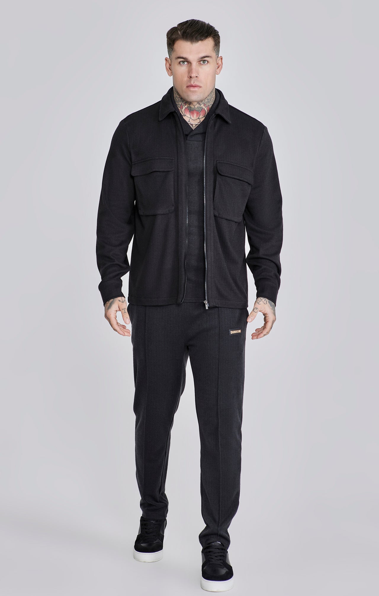 Black Smart Overshirt (2)