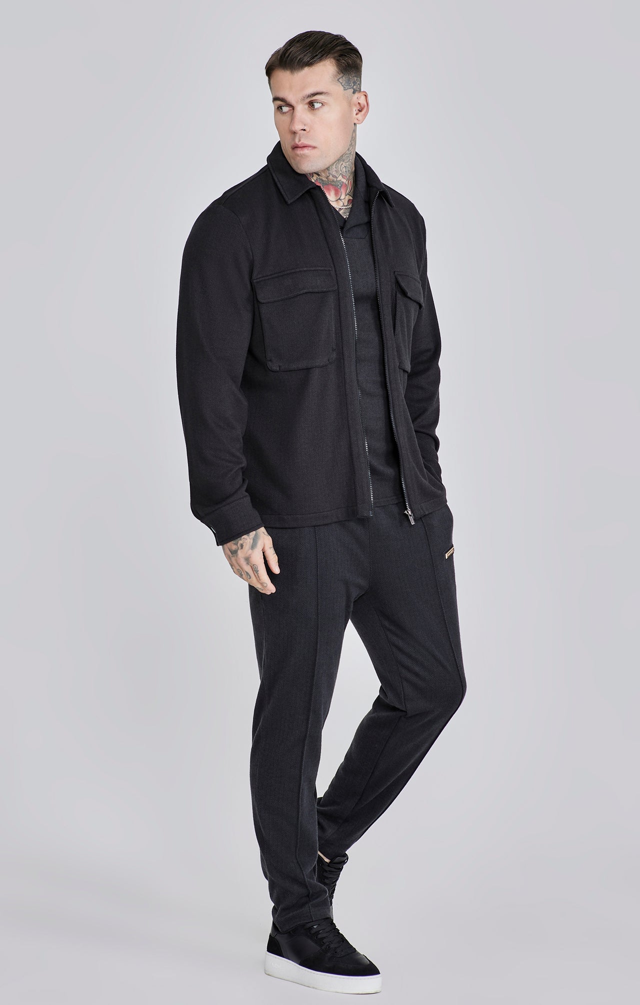 Black Smart Overshirt (3)