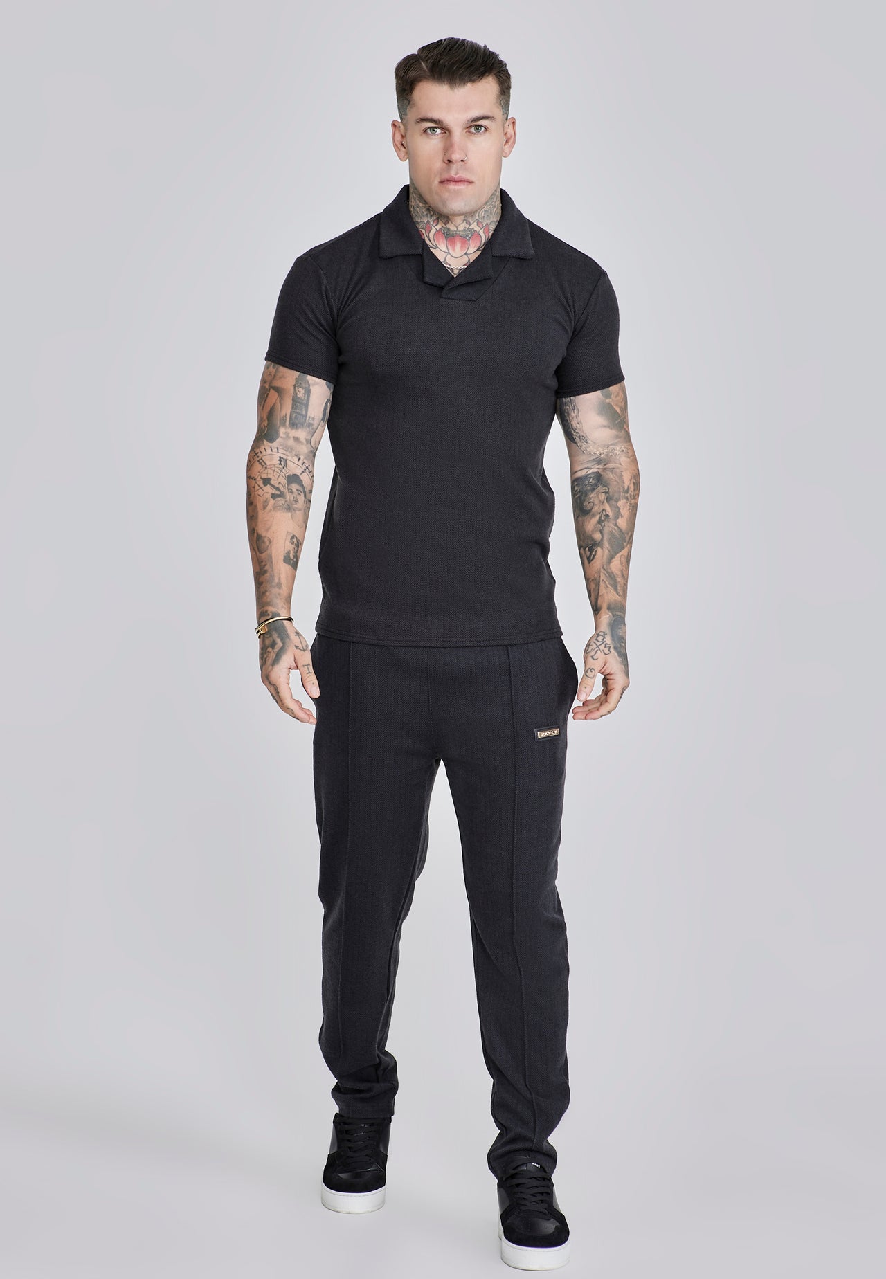 Black Smart Polo T-Shirt (2)