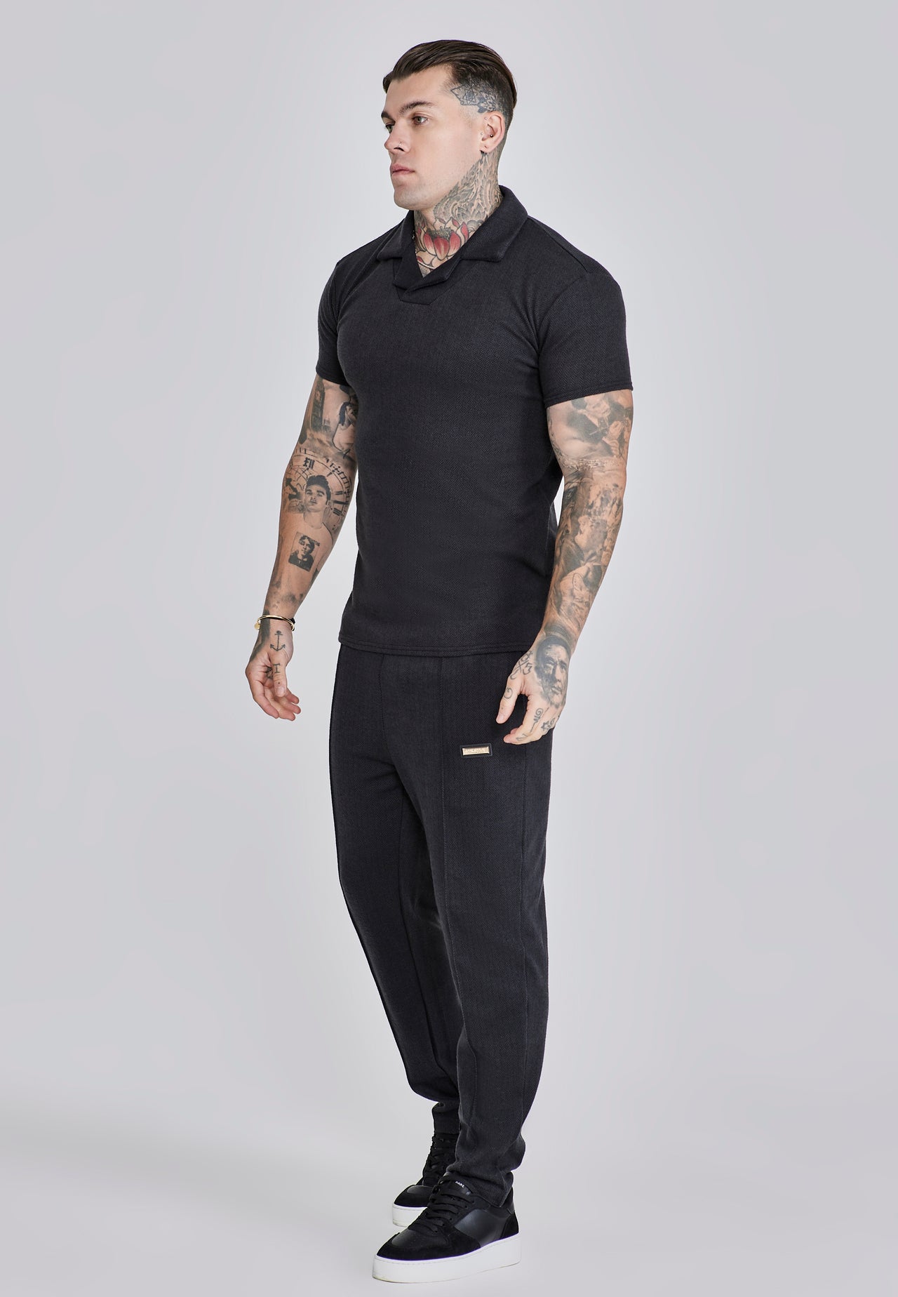 Black Smart Polo T-Shirt (3)