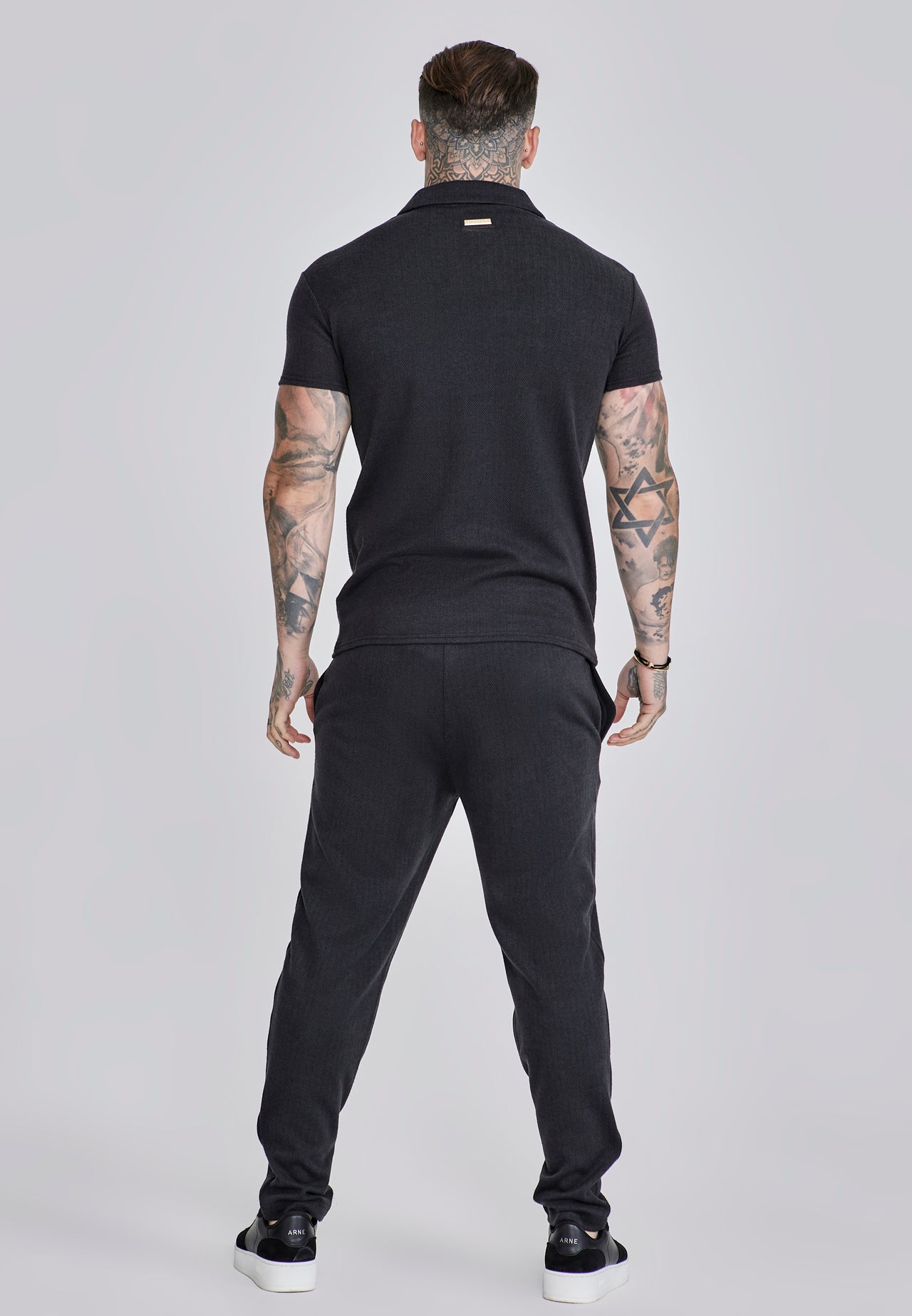 Black Smart Polo T-Shirt (4)