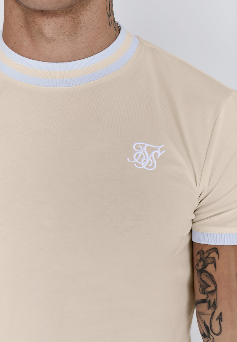 Ecru Ringer T-Shirt (1)