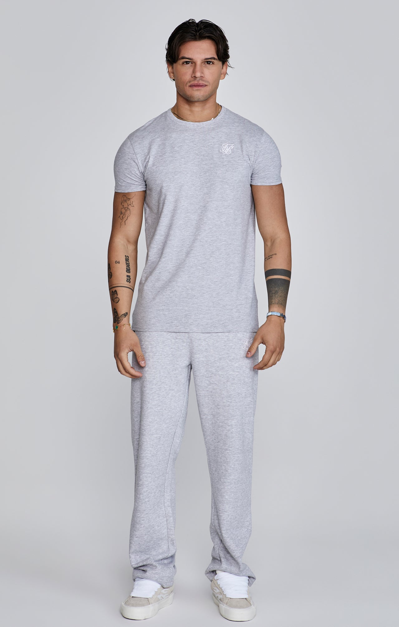 Grey Marl Track Pants (1)