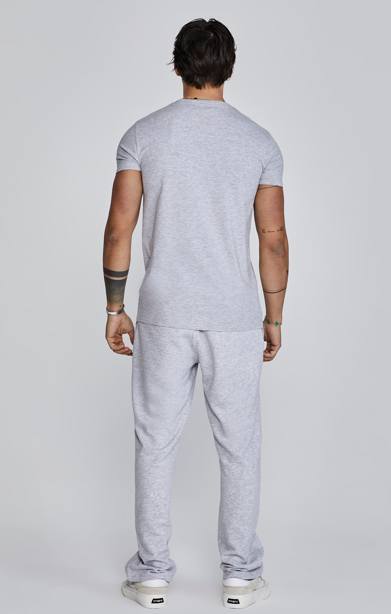 Grey Marl Track Pants (4)