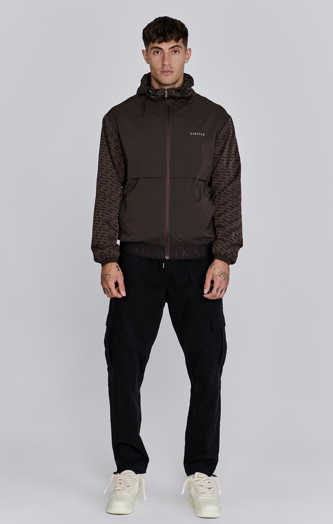 Brown AOP Windbreaker (2)