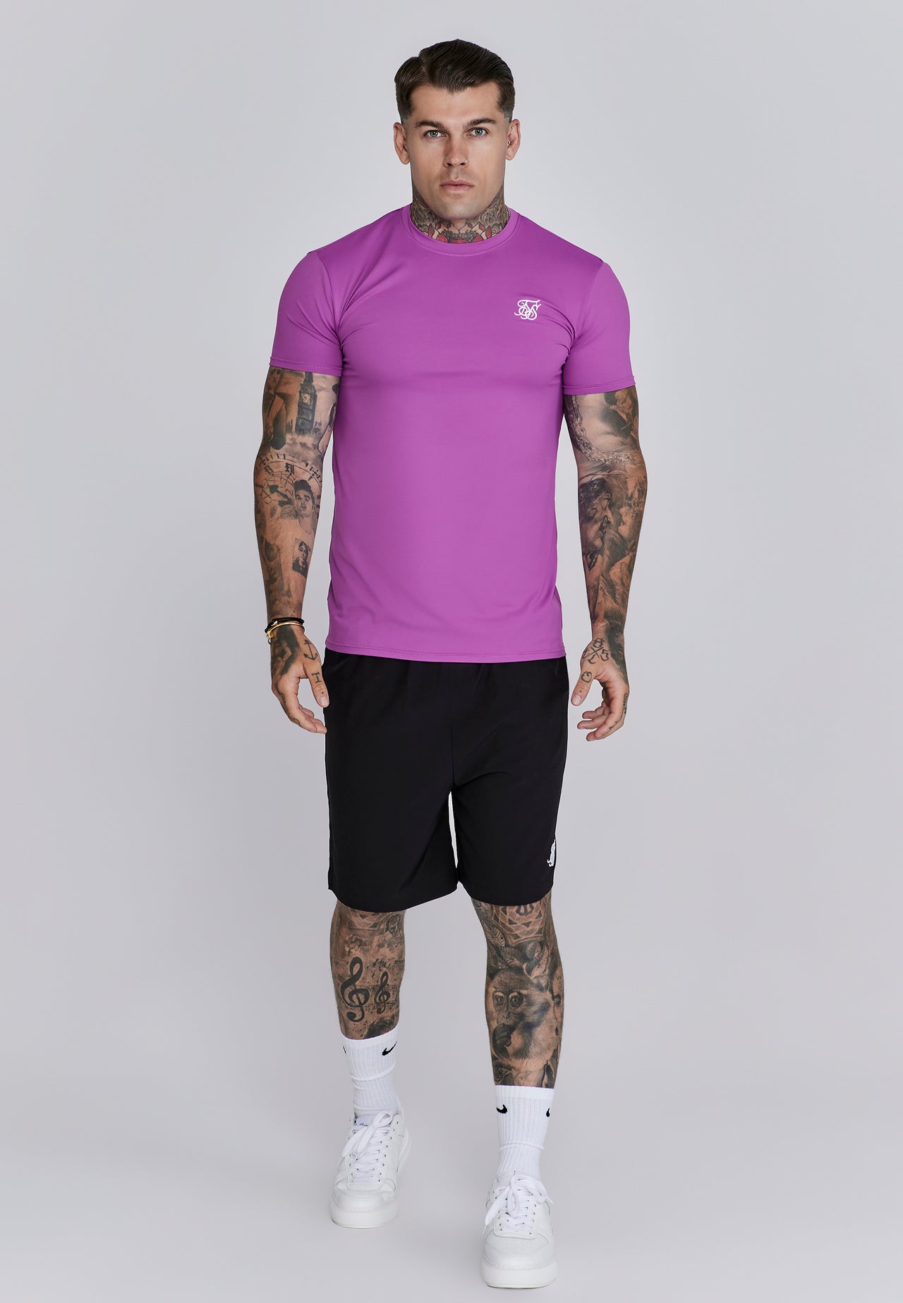 Pink Muscle Fit T-Shirt (2)