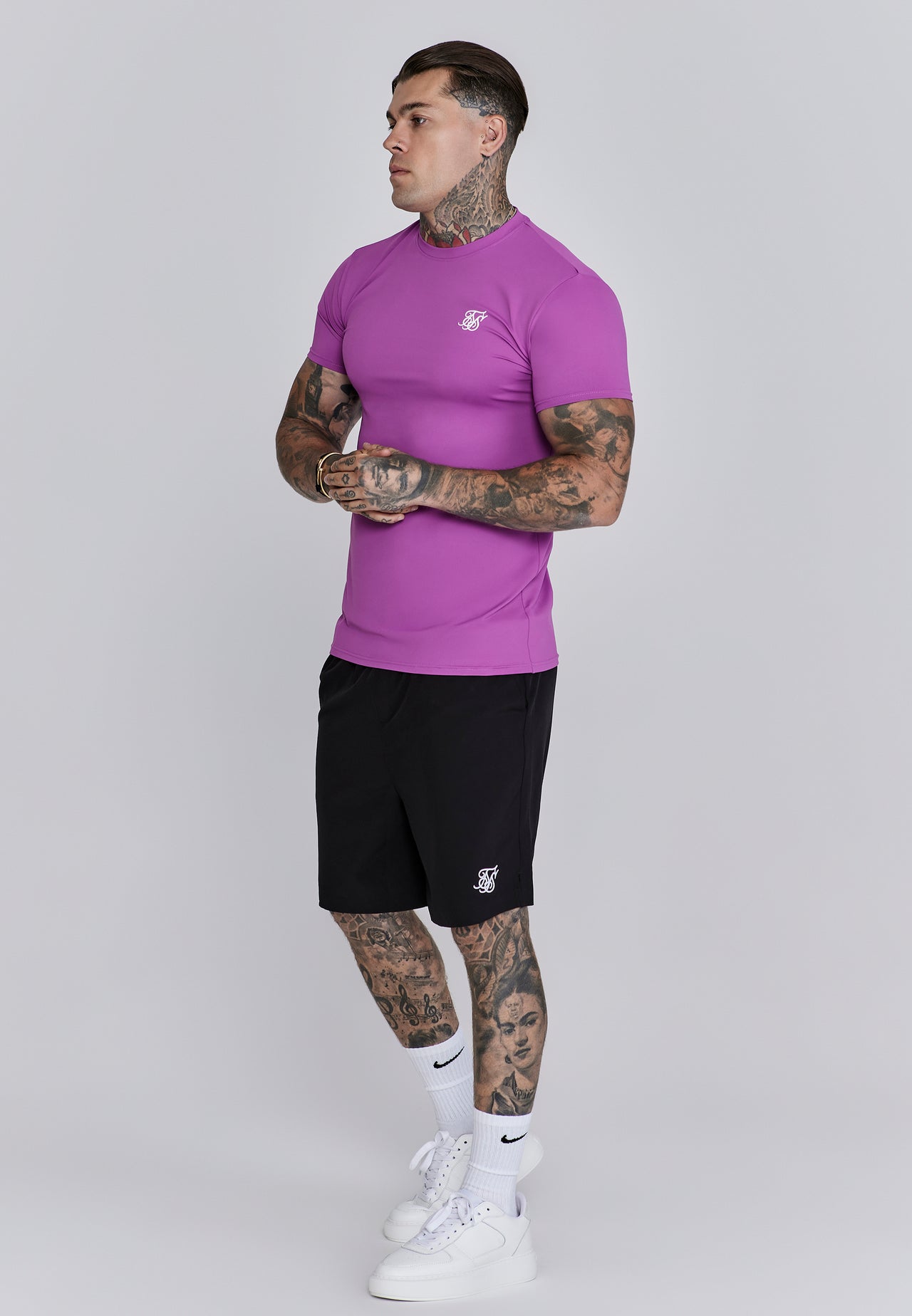 Pink Muscle Fit T-Shirt (3)