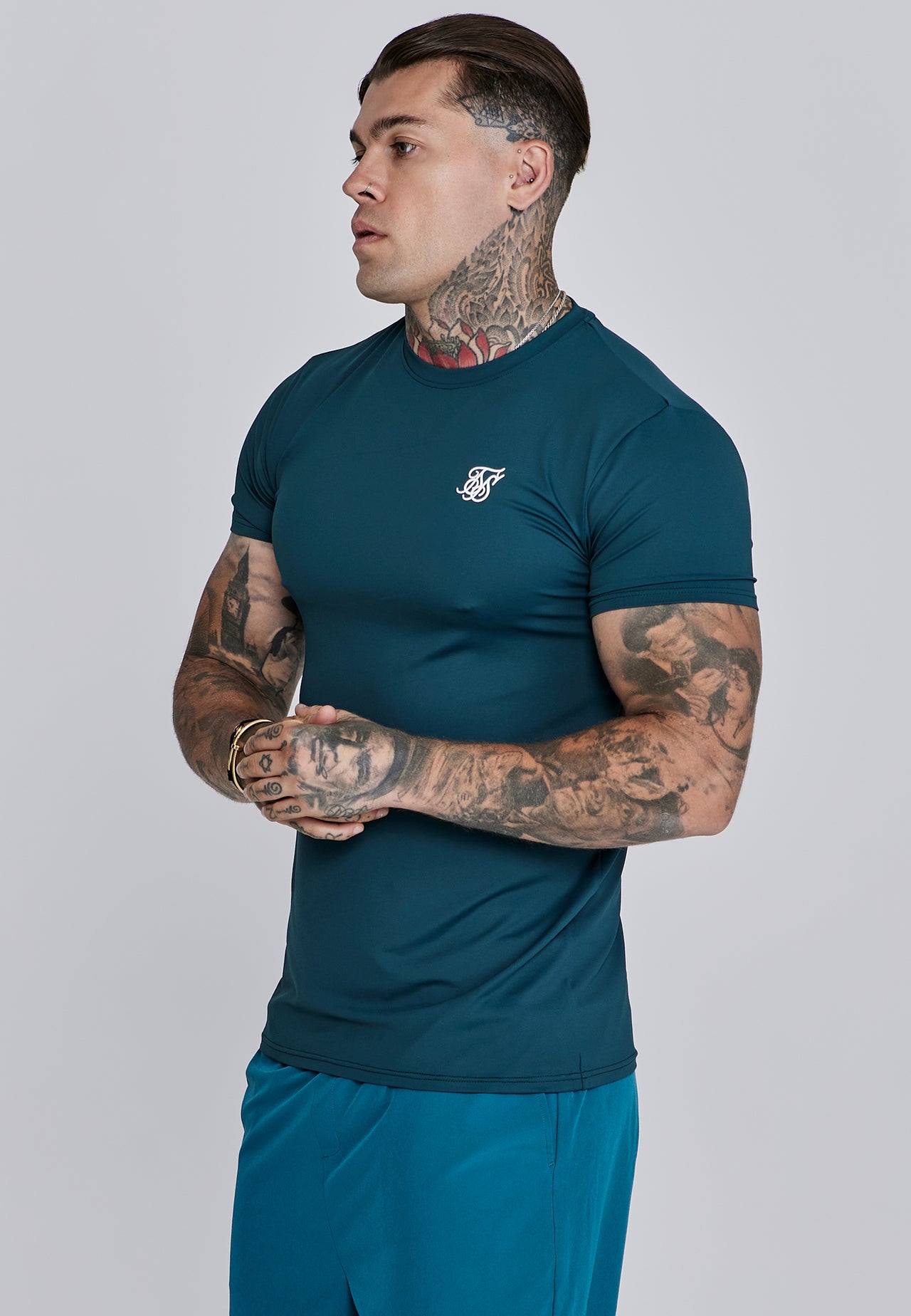 Green Muscle Fit T-Shirt