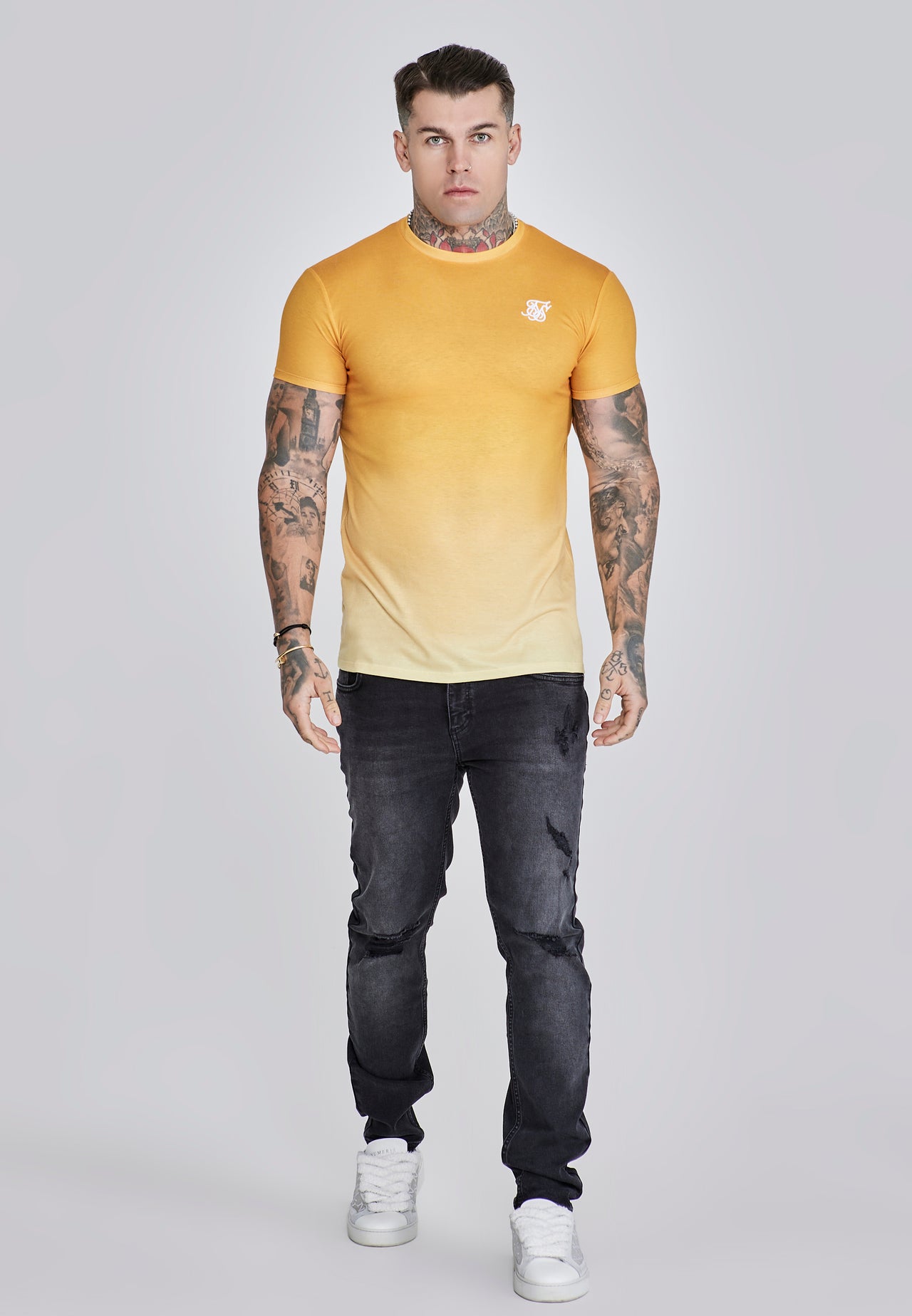 Orange Yellow Fade T-Shirt (2)