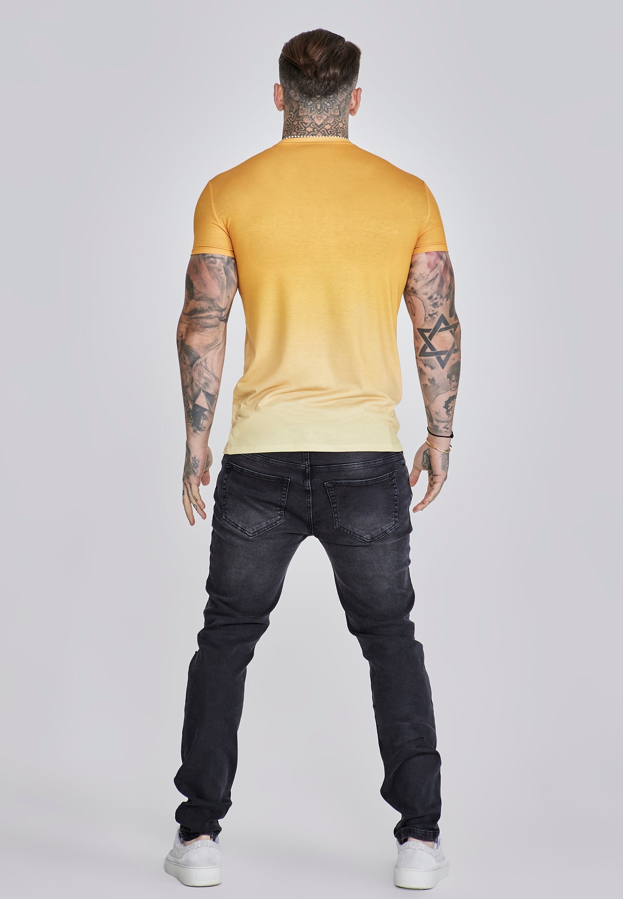 Orange Yellow Fade T-Shirt (4)