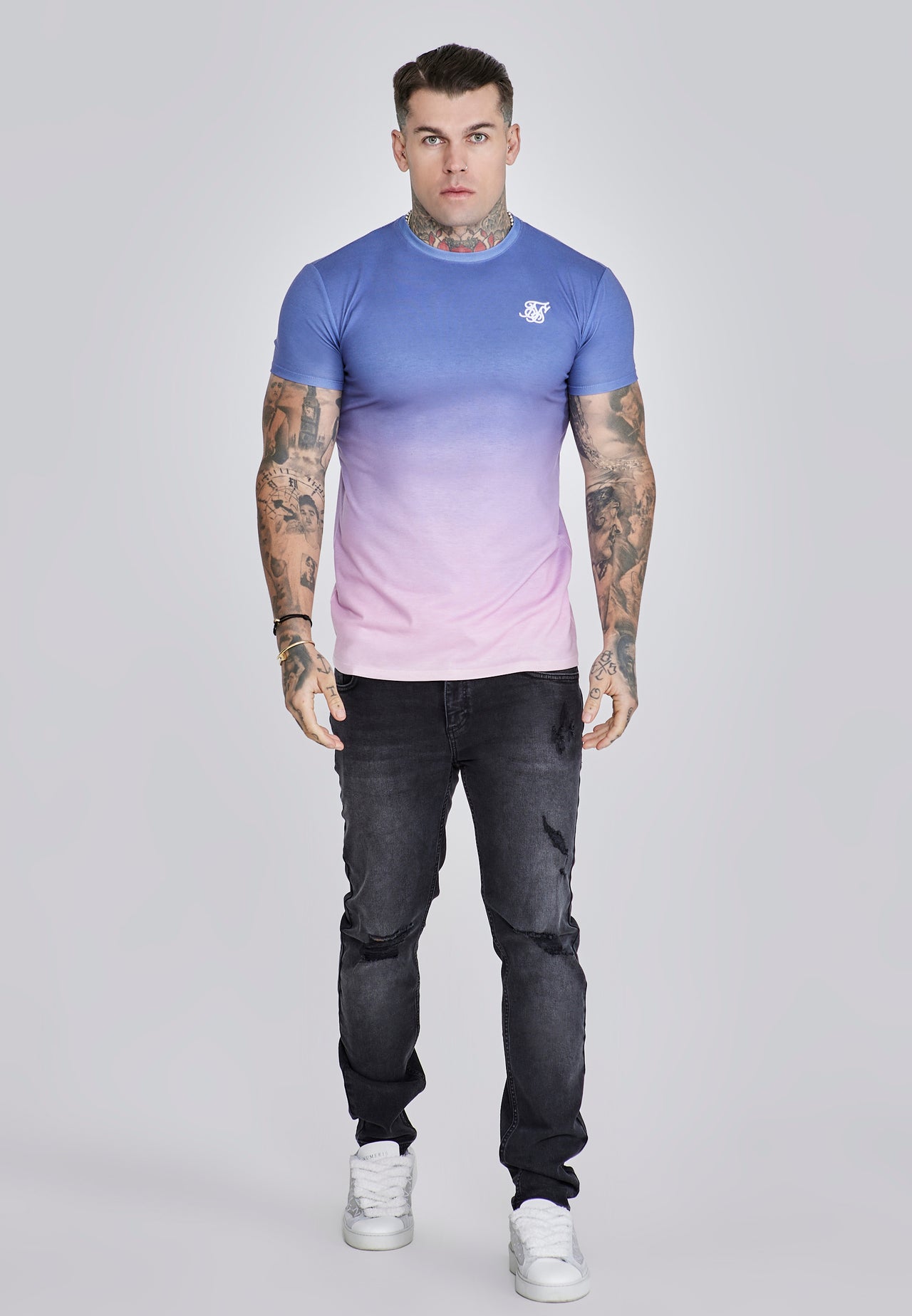 Purple Pink Fade T-Shirt (2)