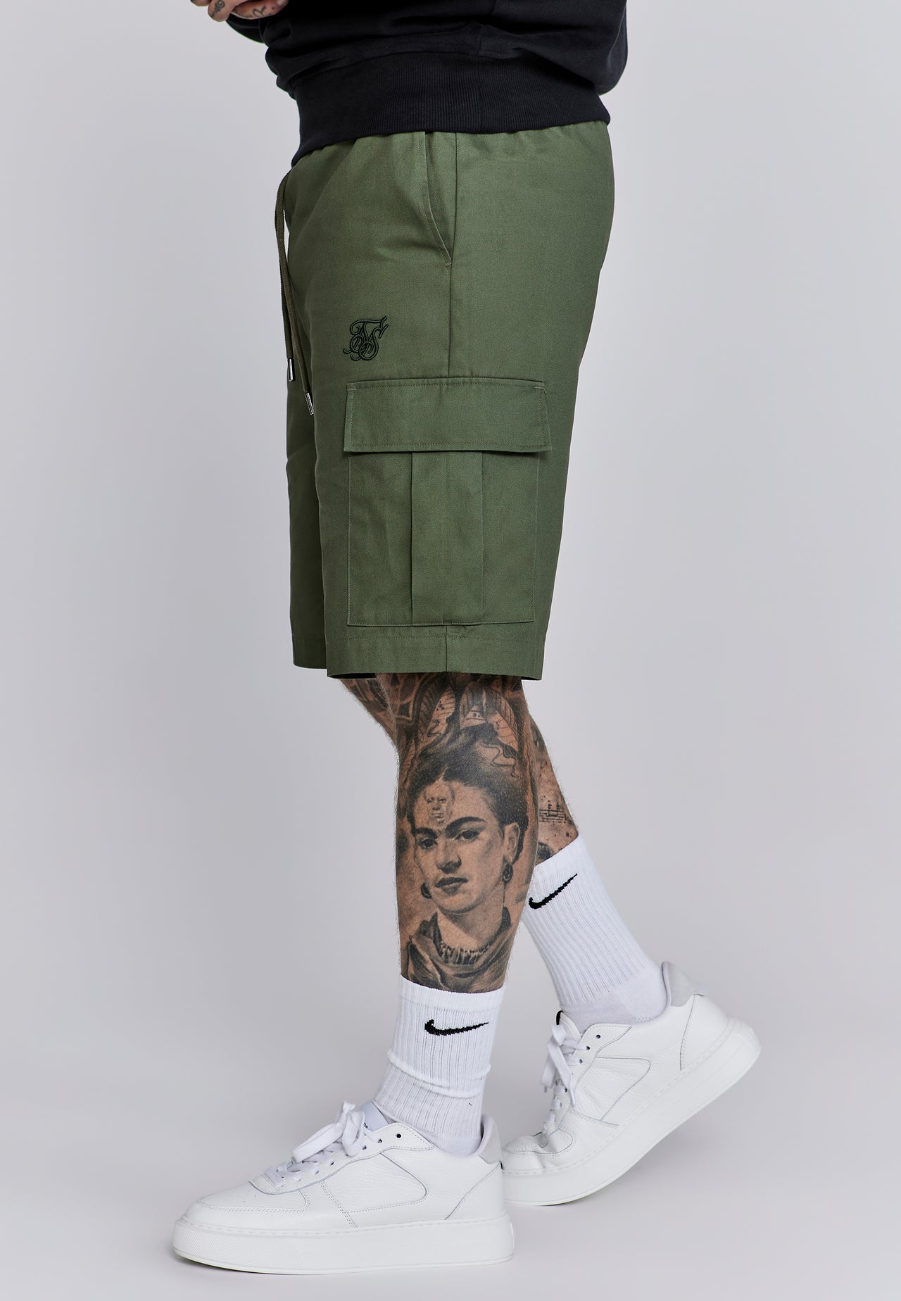 Green Cargo Shorts (1)