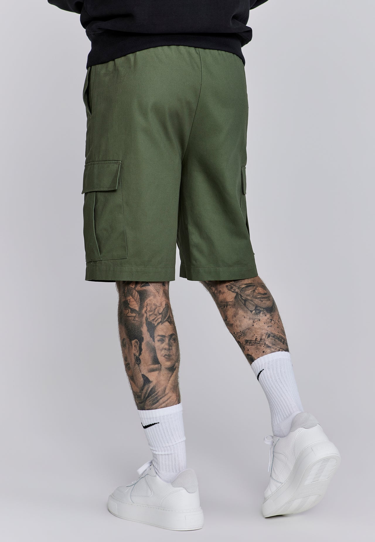 Green Cargo Shorts (2)