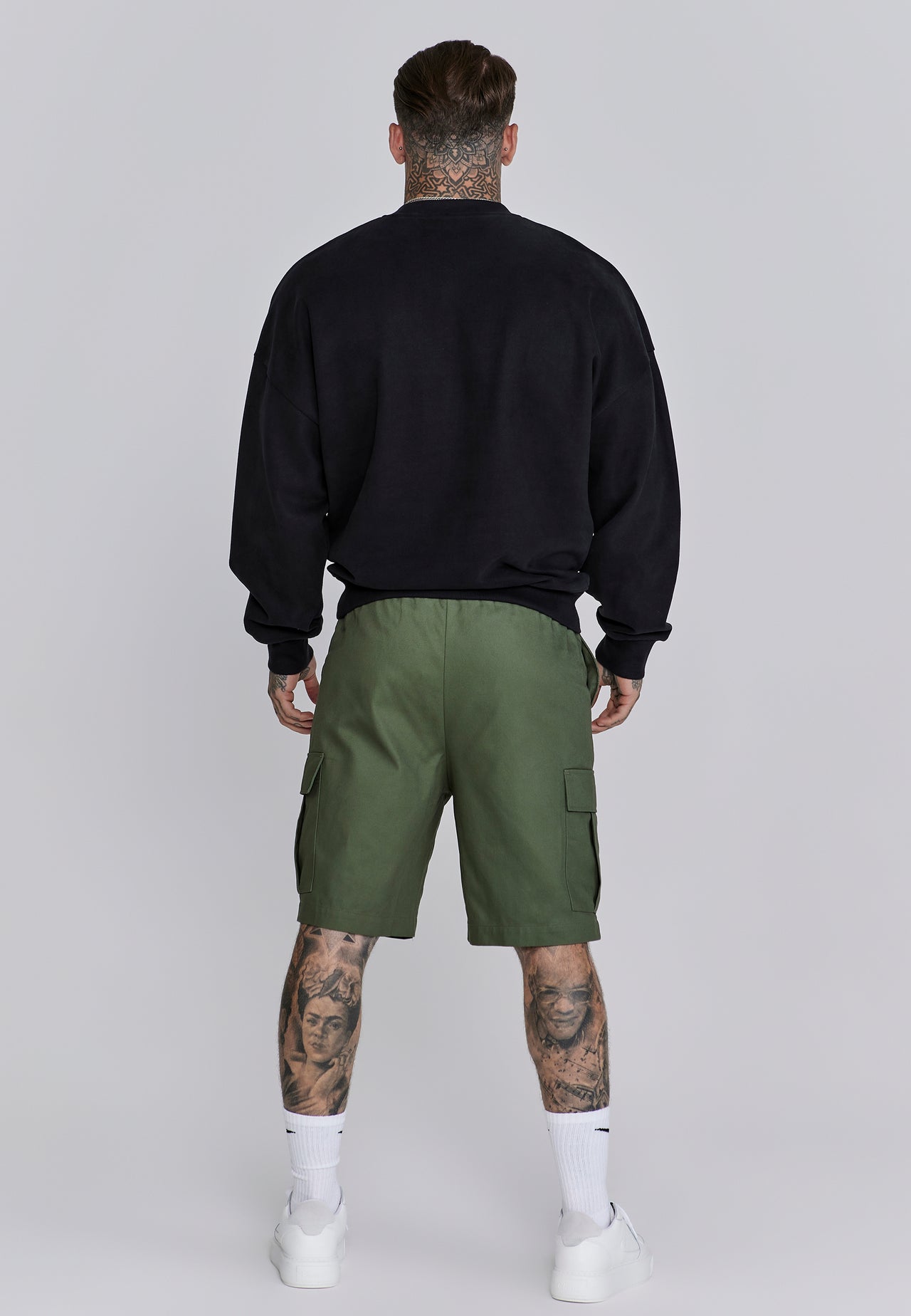 Green Cargo Shorts (4)