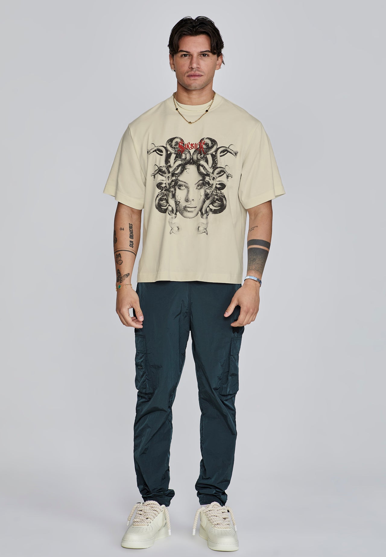 Ecru Medusa T-Shirt (1)