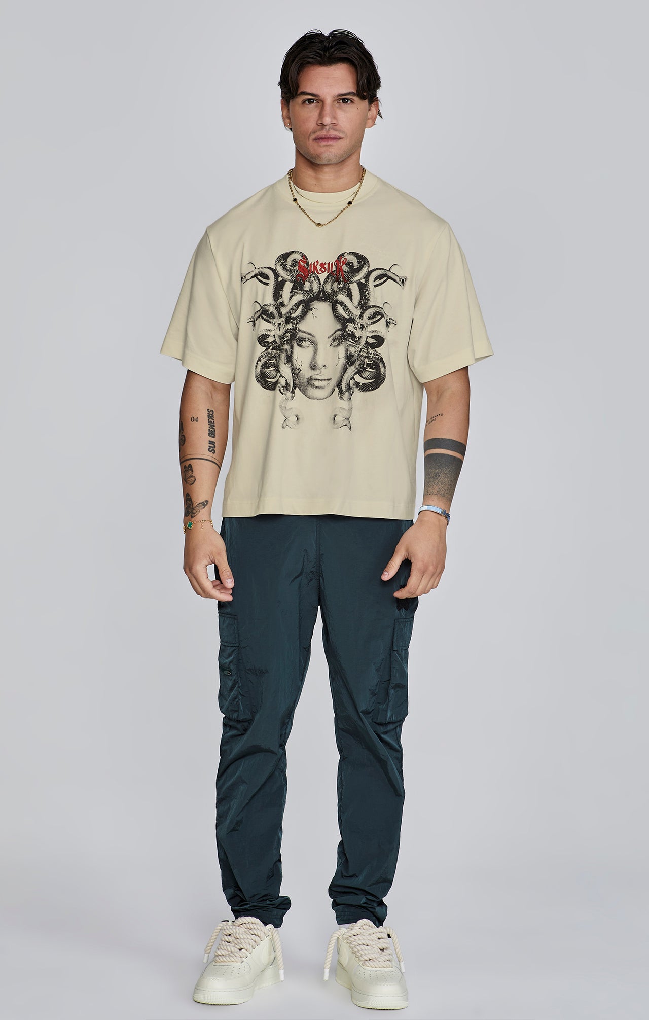 Ecru Medusa T-Shirt (1)