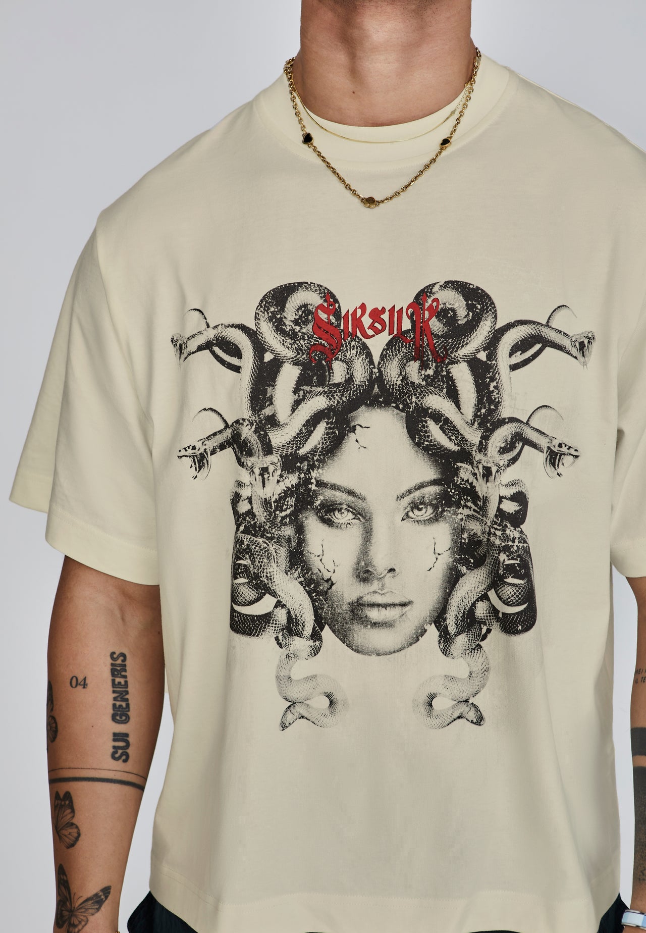 Ecru Medusa T-Shirt (2)