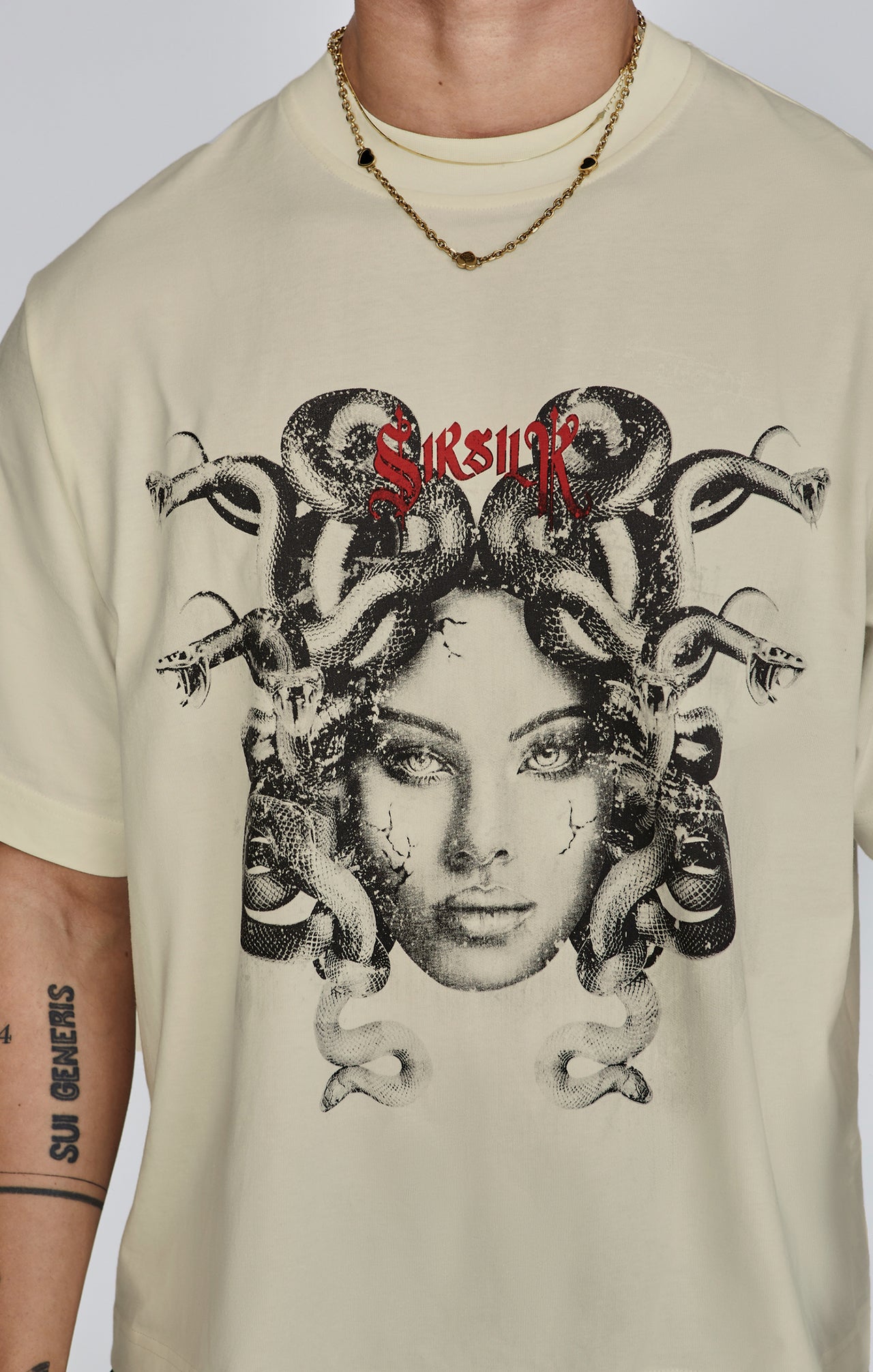 Ecru Medusa T-Shirt (2)