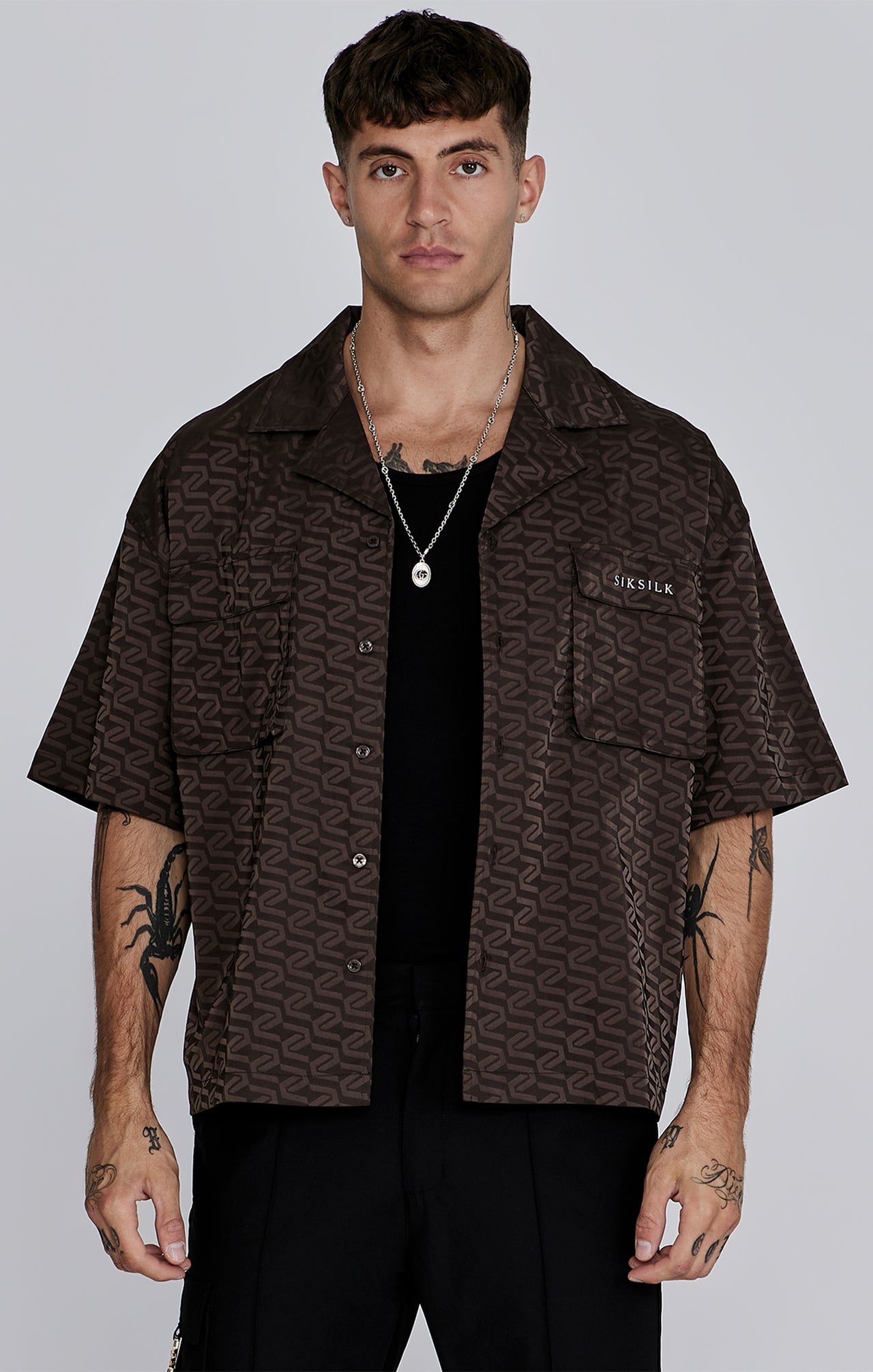 Brown Utility Shirt