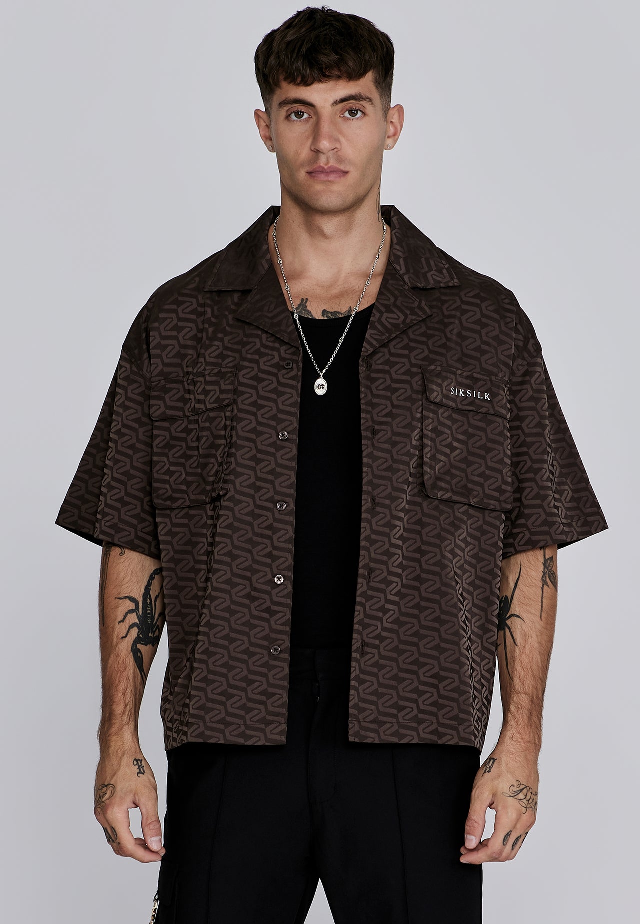 Brown Utility Shirt