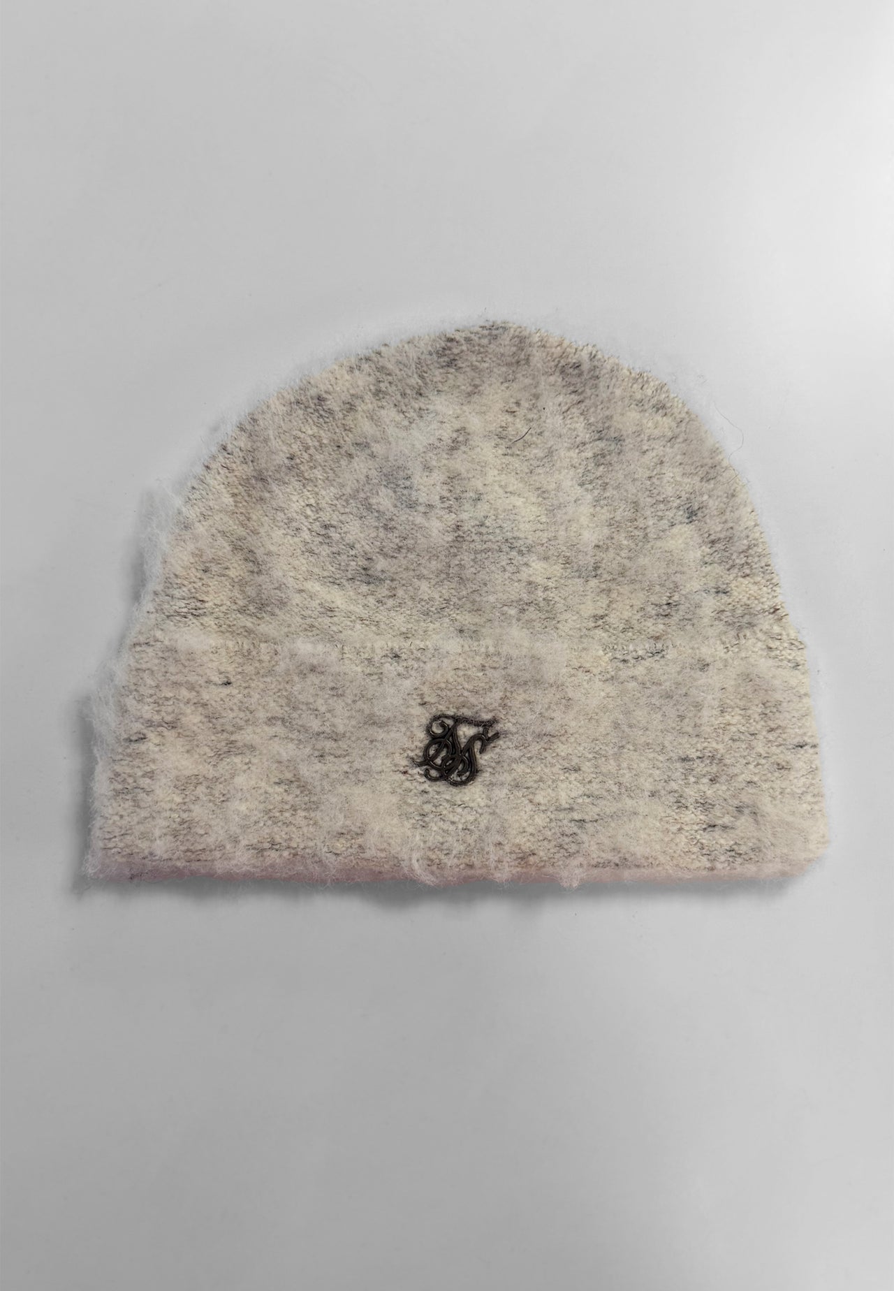 Ecru Knitted Beanie