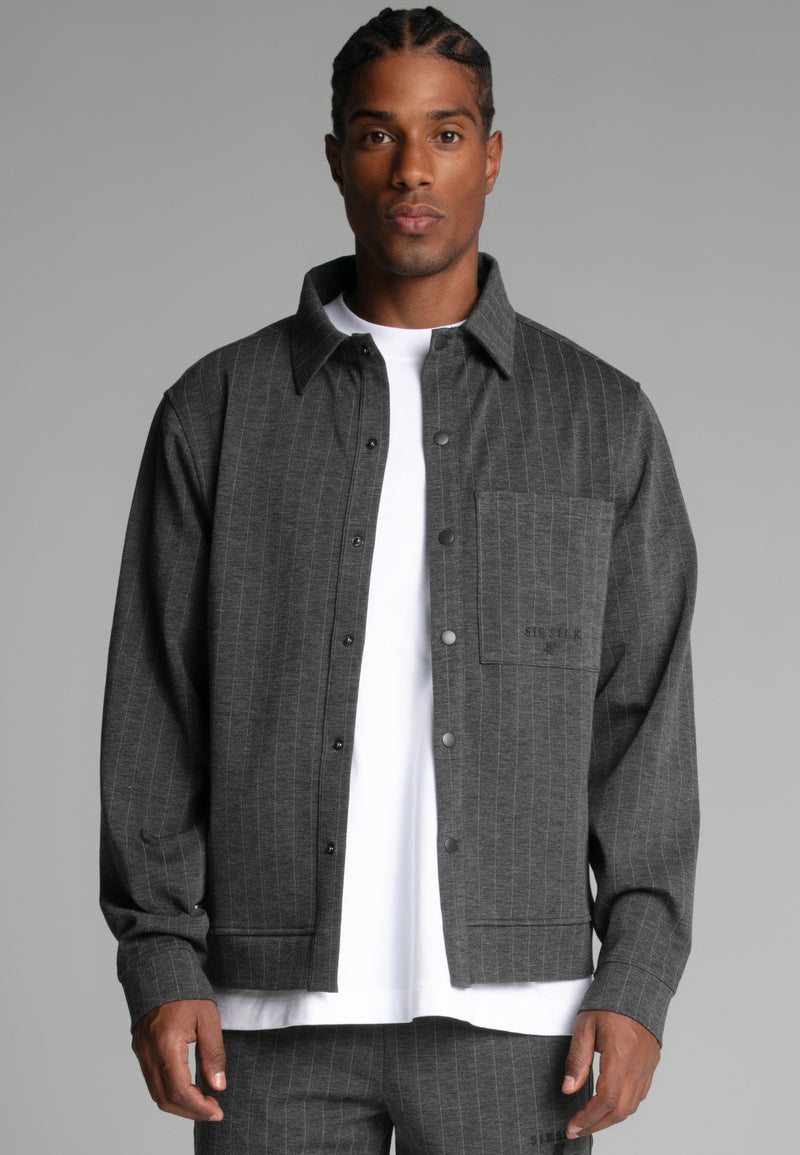 Grey Pinstripe Jacket