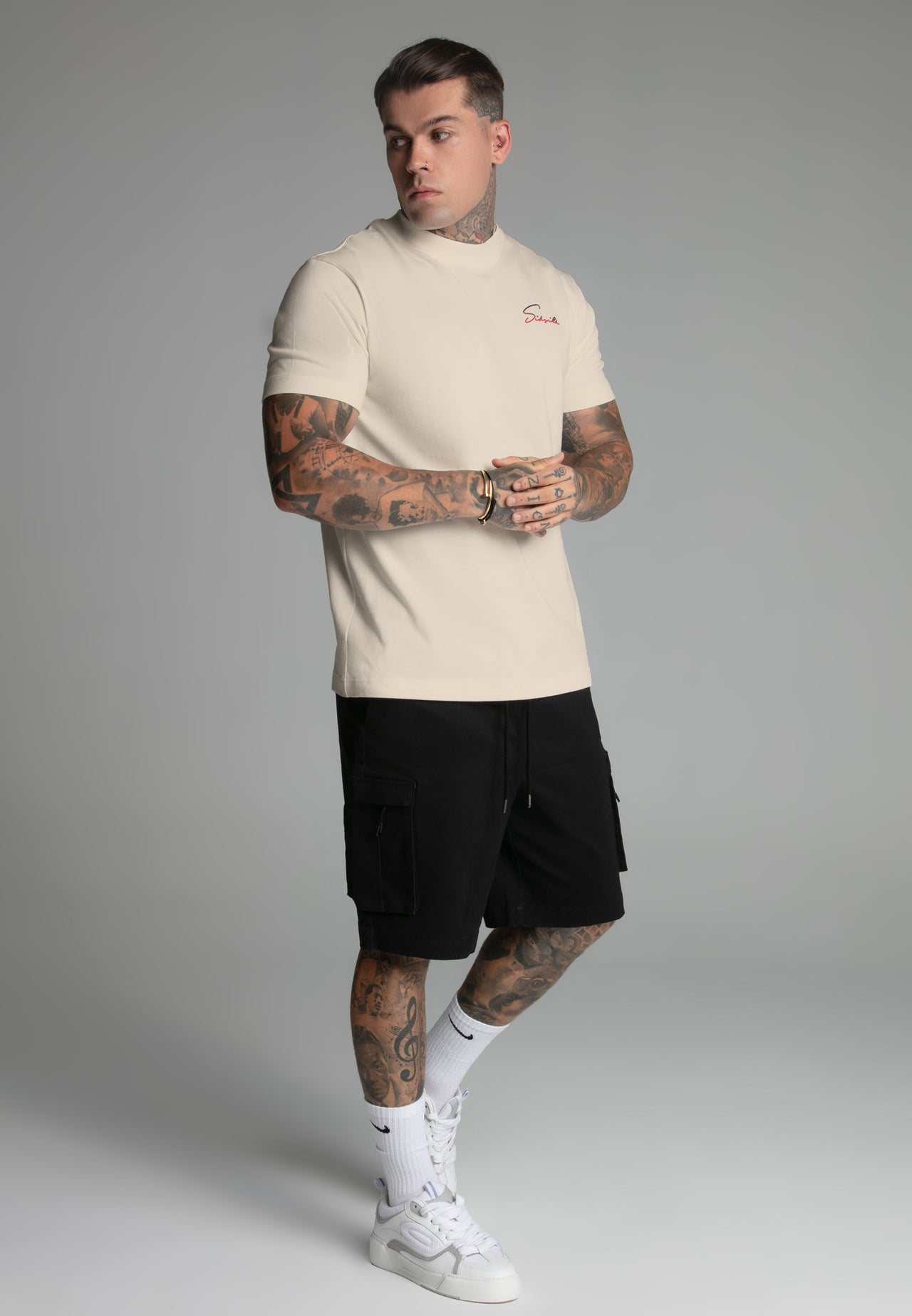 Ecru Signature T-Shirt (3)