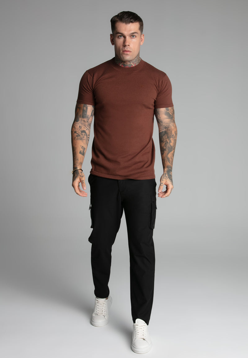 Brown Muscle Fit T-Shirt (1)