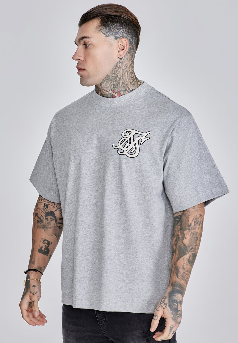 Grey Marl Logo T-Shirt