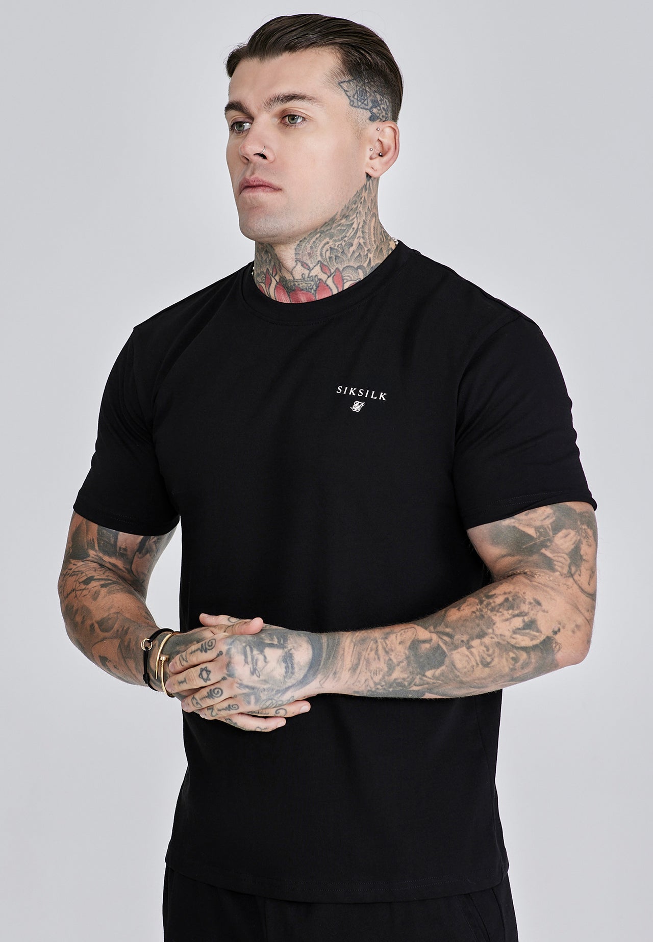 Black T-Shirt and Shorts Set (1)
