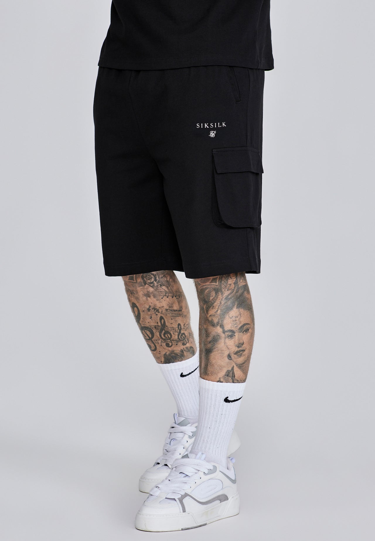 Black T-Shirt and Shorts Set (2)
