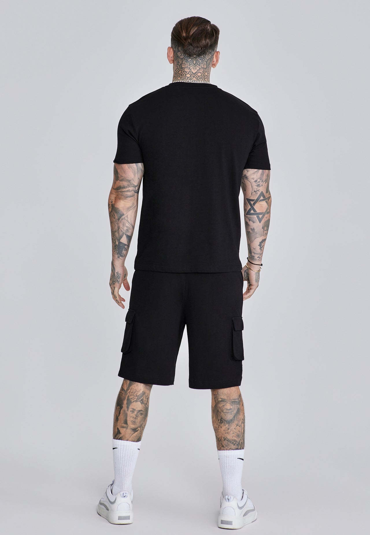 Black T-Shirt and Shorts Set (4)