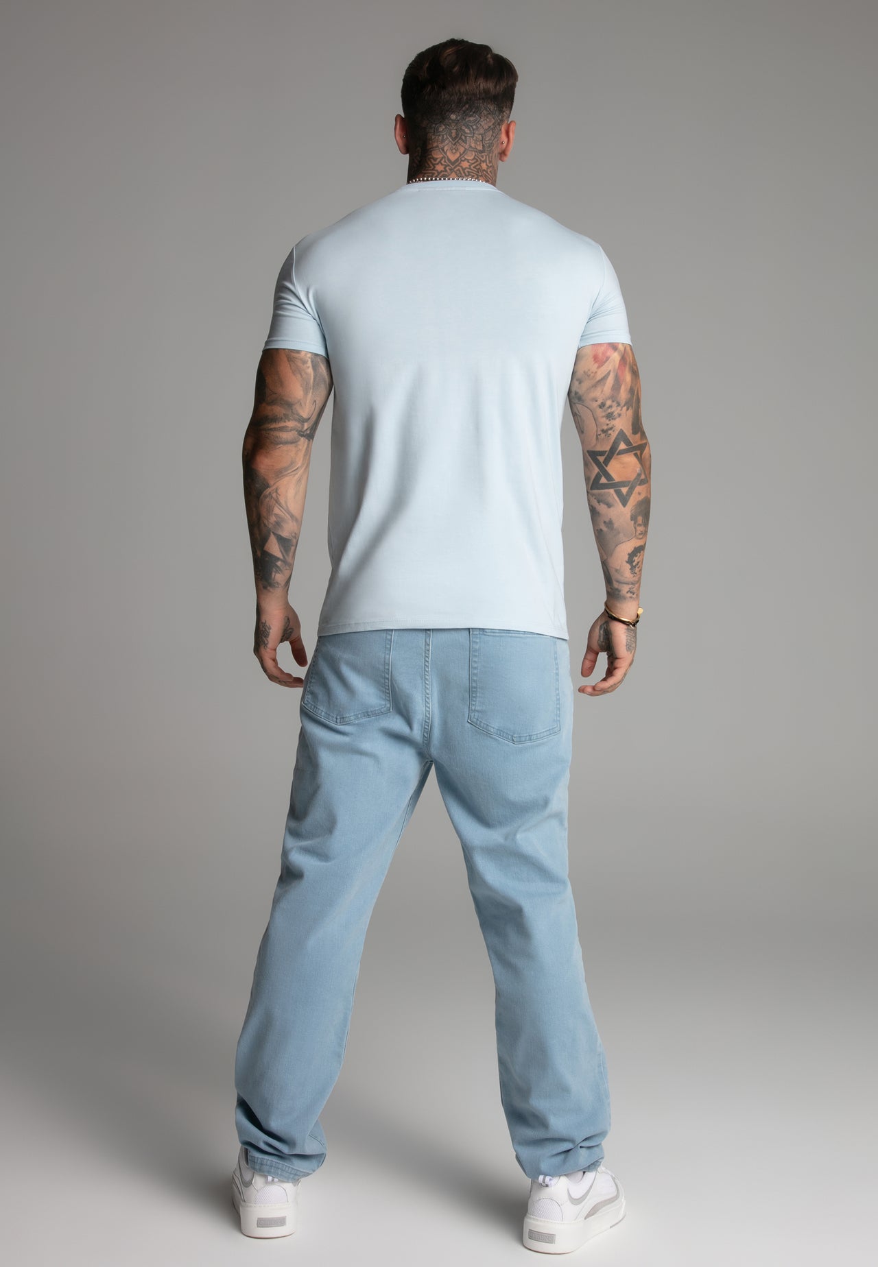 Blue Muscle Fit T-Shirt (4)