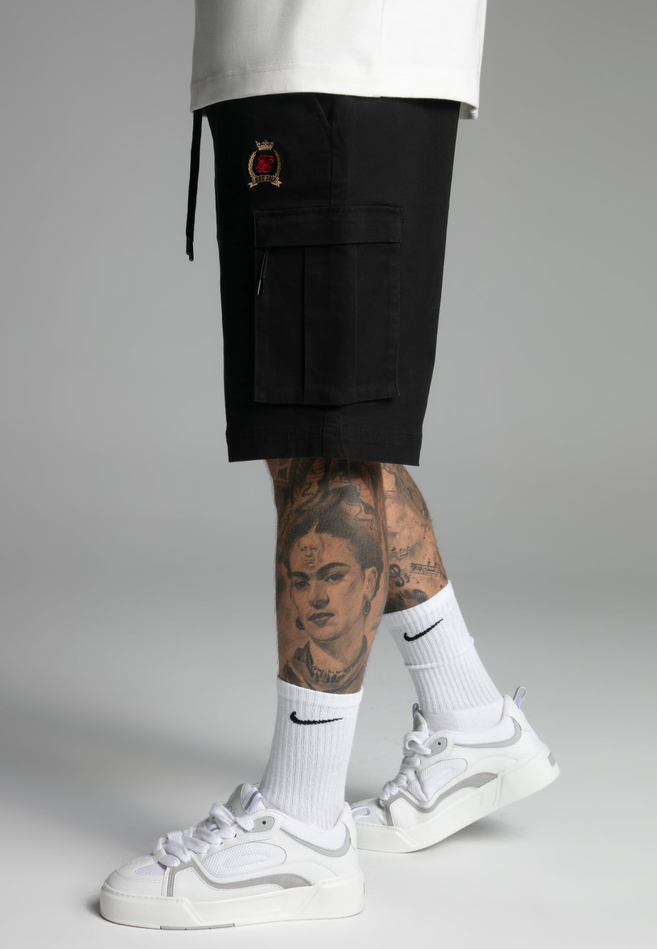 Black Cargo Shorts (2)