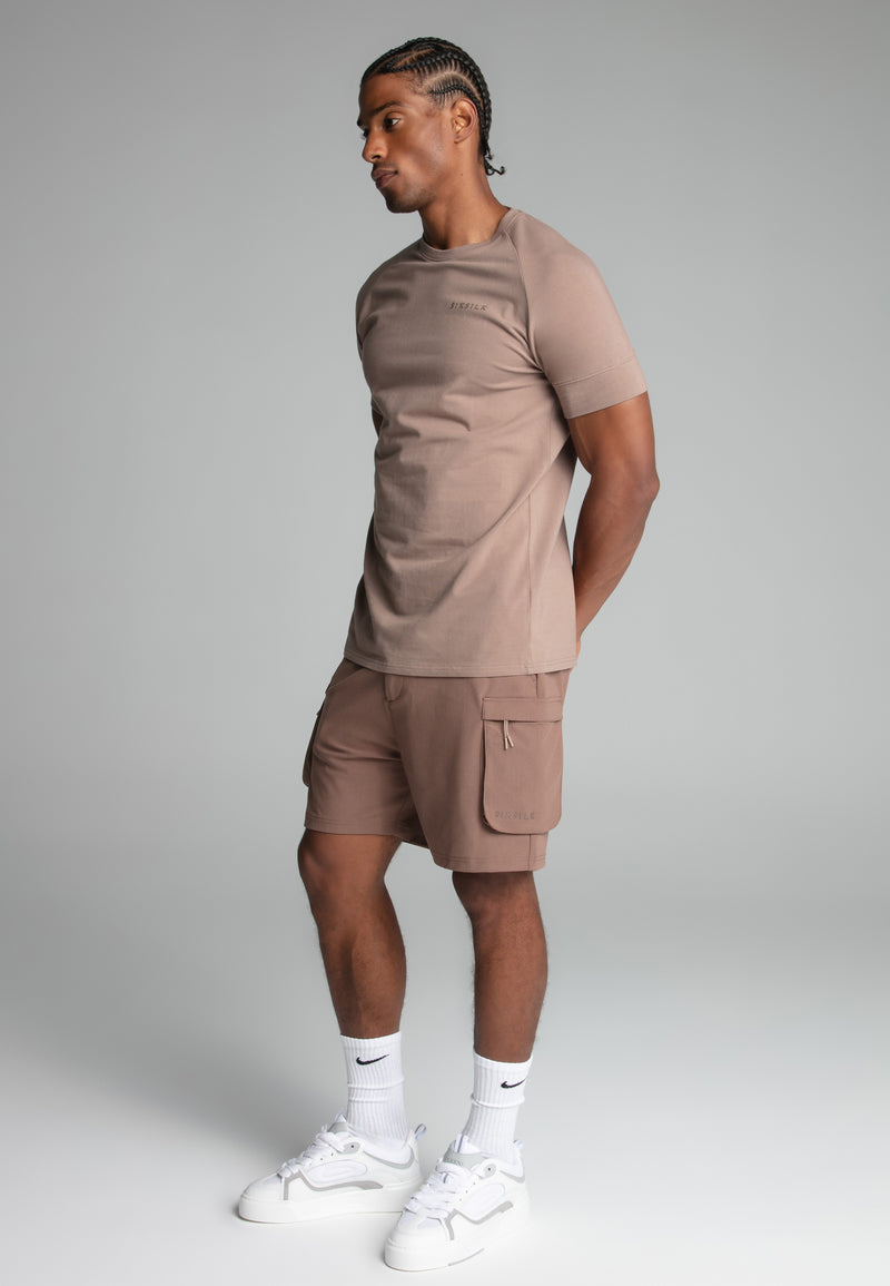 Brown Smart Cargo Shorts (1)