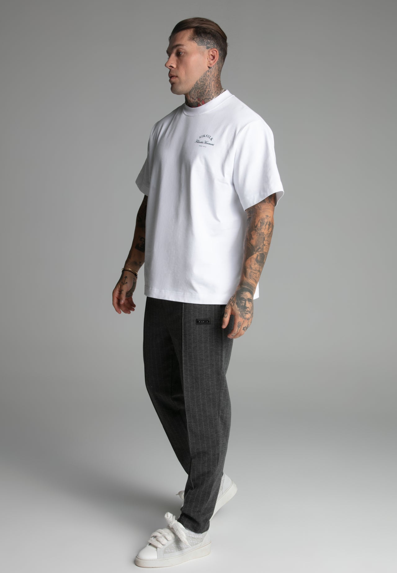 White Logo T-Shirt (3)