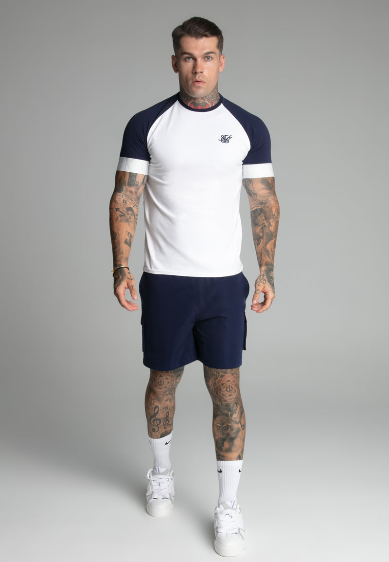 White,Navy Tech T-Shirt (1)