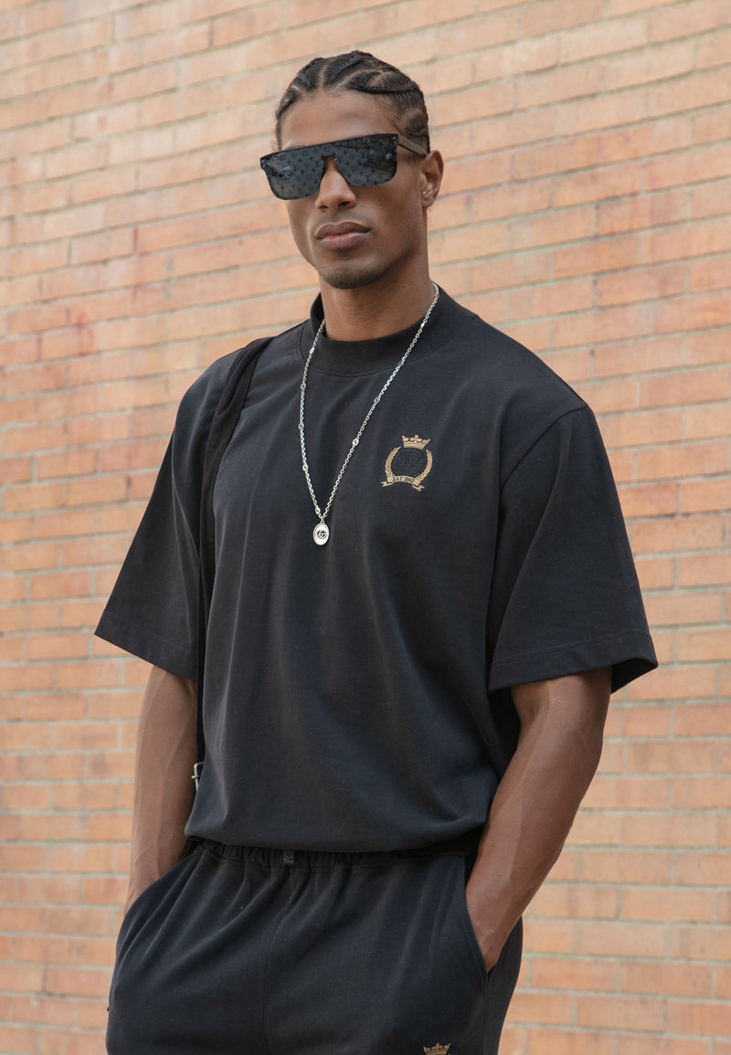 Black Premium Crest T-Shirt