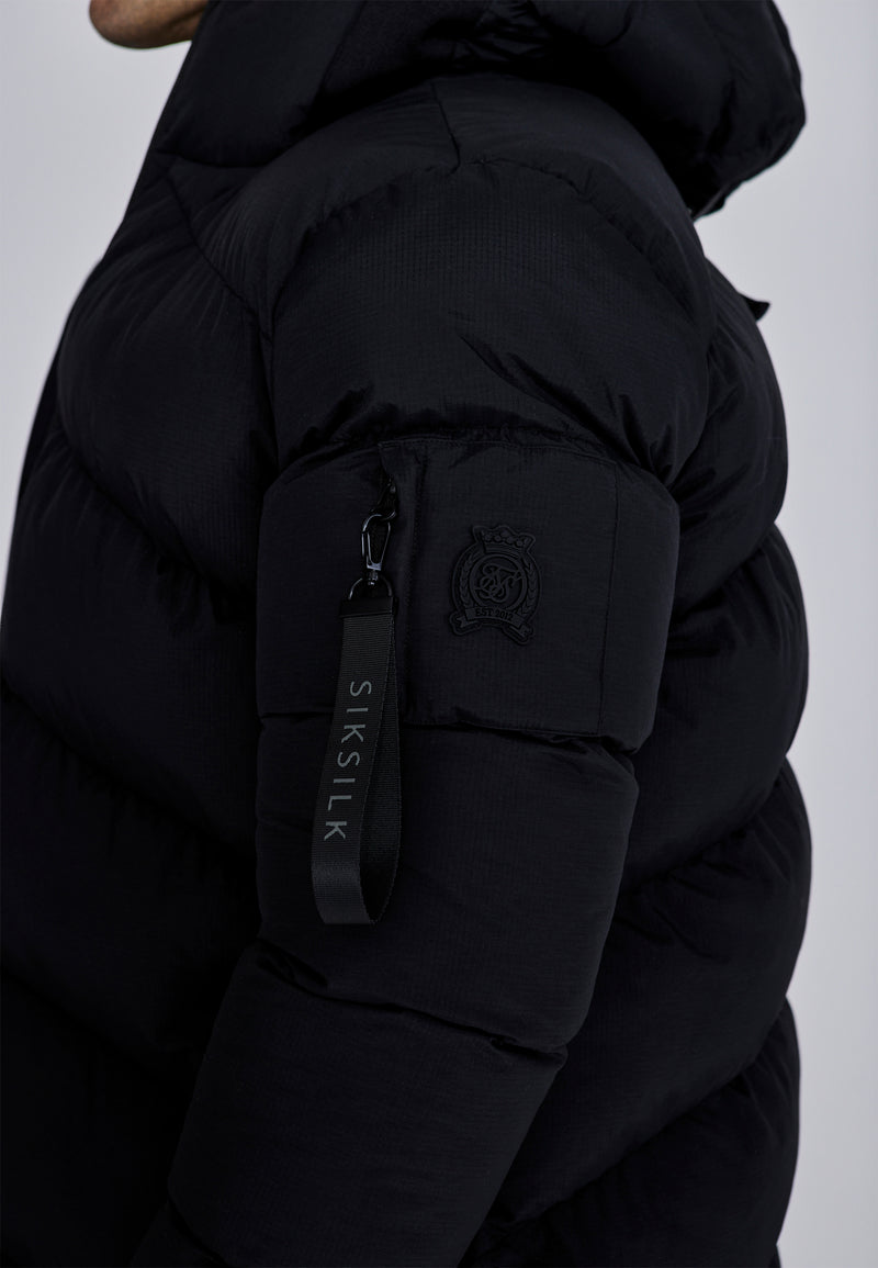 Black Longline Puffer (1)
