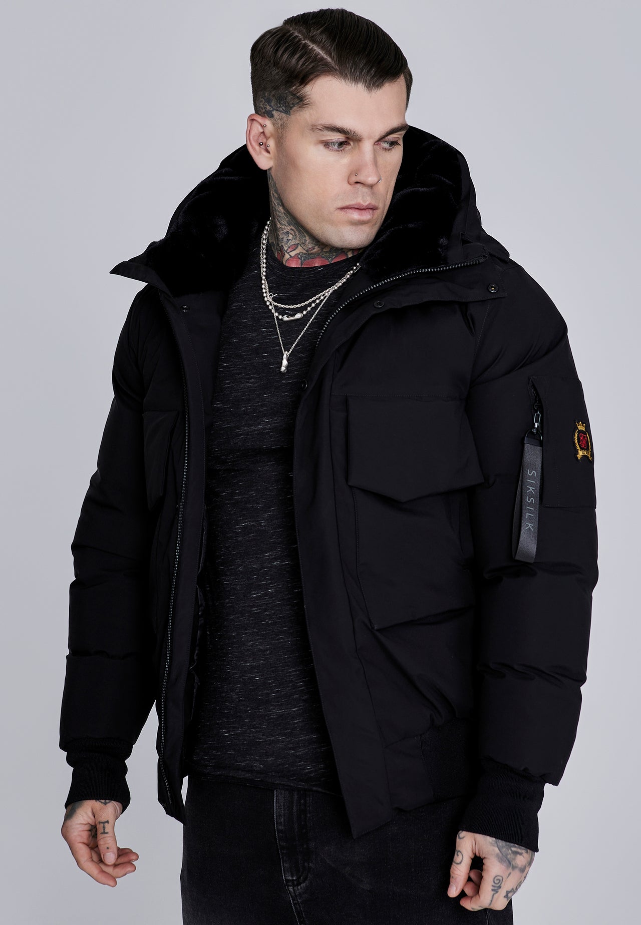Hooded Bomber Jacket