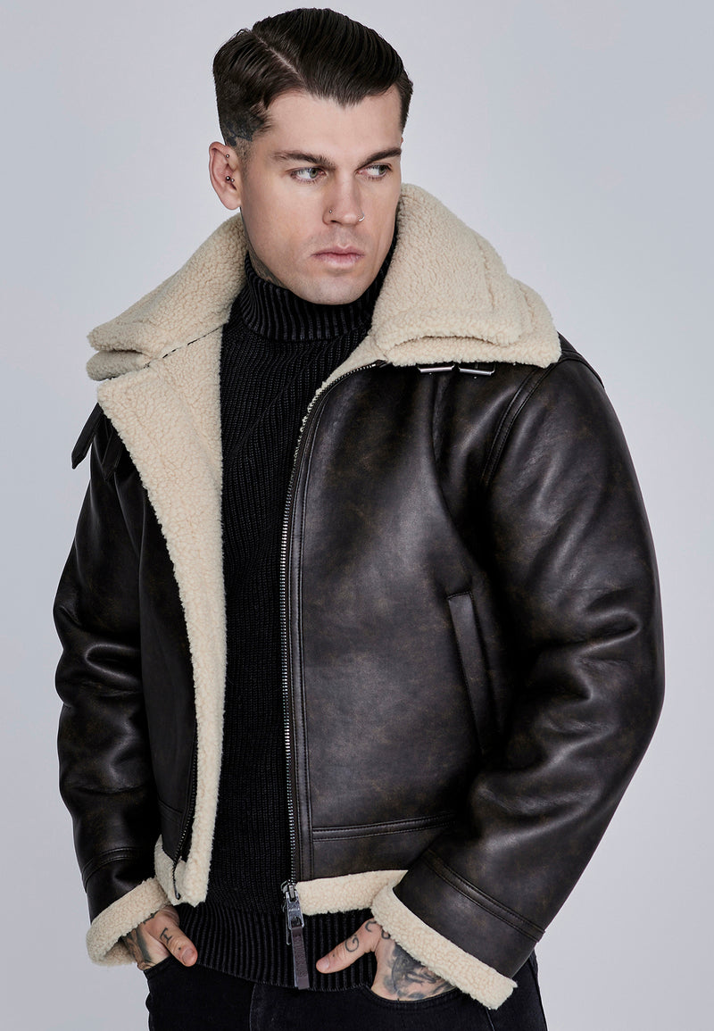 Brown Aviator Jacket (1)