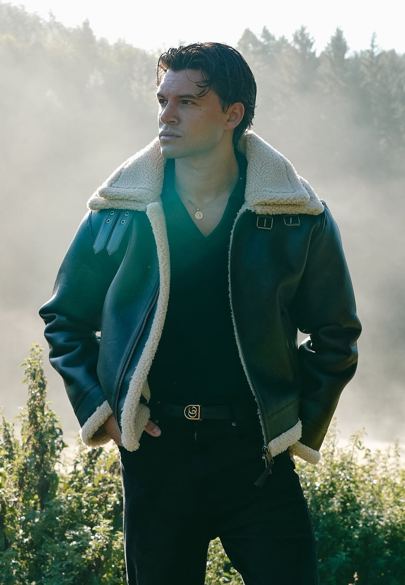 Brown Aviator Jacket