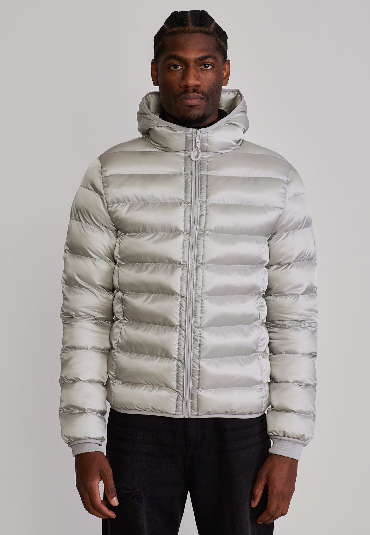 Light Grey Bubble Jacket